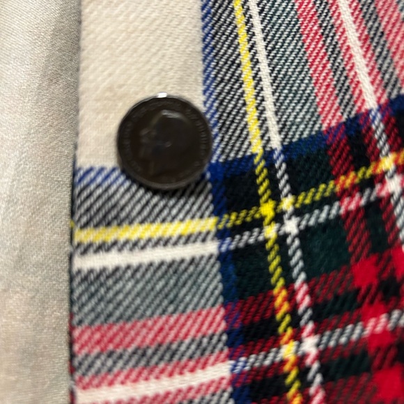 Plaid Button-Up Jacket - Picture 4 of 6